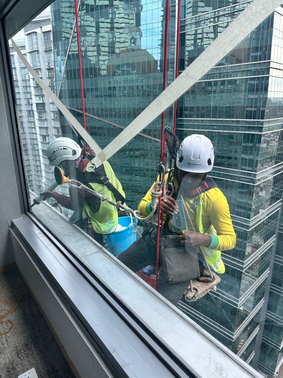 High-rise installation work